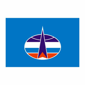 Флаг Космические войска 135х90 см на флажной сетке